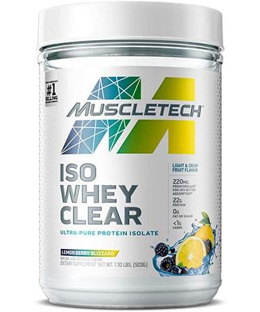 MuscleTech Clear Whey Protein Isolate