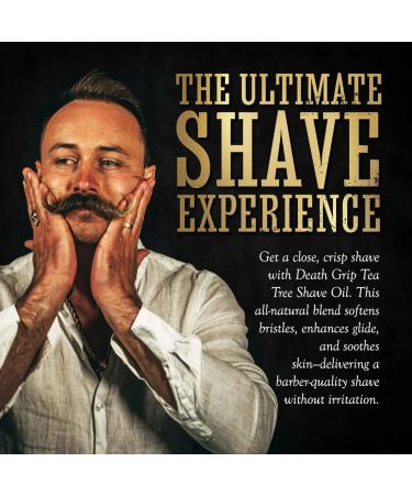 Deathgrip Vintage All Natural Shave Oil Tea Tree - 3 Oz - Buy Online on GoSupps.com