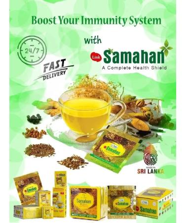 SAMAHAN Link Samakhan tea from a cold for immunity Sri Lanka 8 - Buy Online on GoSupps.com