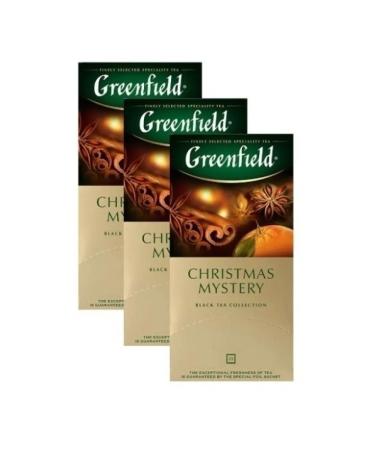 Tea black Greenfield Christmas Mystery 25 bags 3 pieces - Buy Online on GoSupps.com