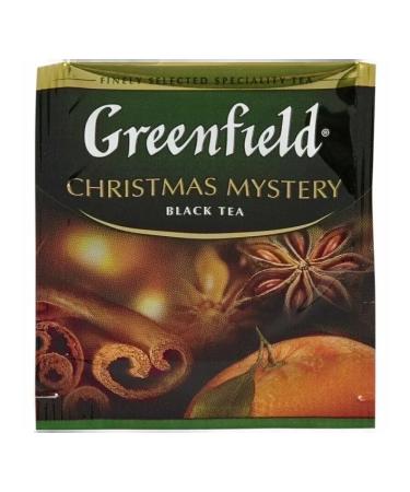 Tea black Greenfield Christmas Mystery 25 bags 3 pieces - Buy Online on GoSupps.com