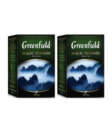 Tea Black Greenfield Magic Yunnan 200 grams 2 pieces