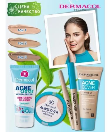 Dermacol Tonal cream for problem skin Acnecover - Buy Online on GoSupps.com