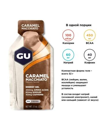 GU Energy Labs Energy gel GU Original 3 pcs. Caramel Machiato - Buy Online on GoSupps.com