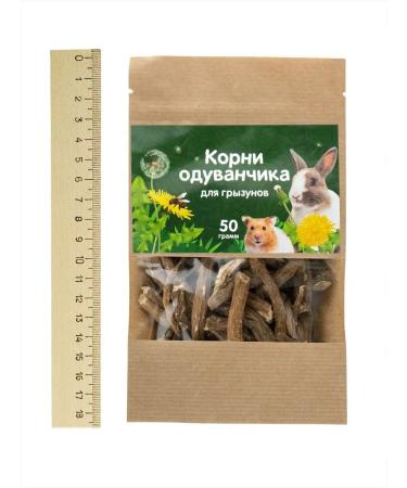 Herbs of the Crimean Mountains Dandelion roots for rodents 50 g - Buy Online on GoSupps.com