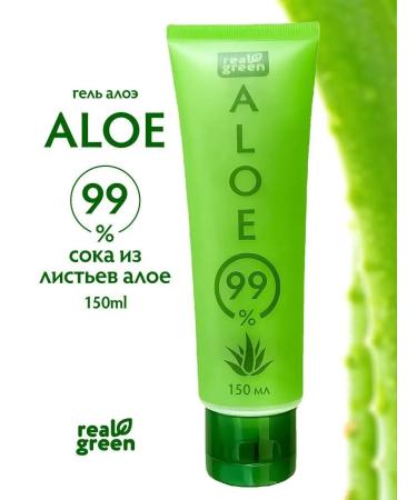Real Green Aloe face gel moisturizing universal care - Buy Online on GoSupps.com