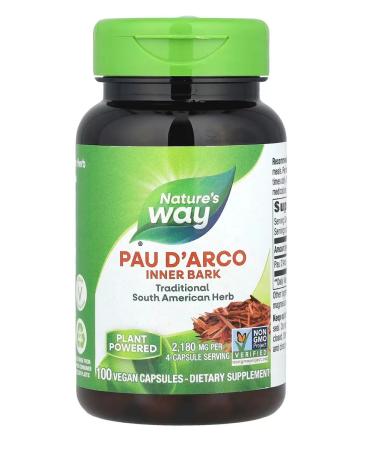 Nature's Way Pau d'Arco USARB PREMIUM Herbal Pau D'arco Inner Bark