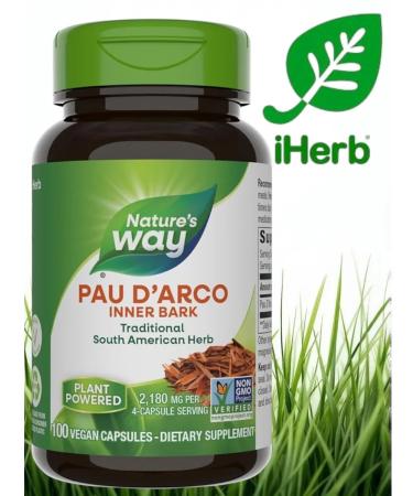 Nature's Way Pau d'Arco USARB PREMIUM Herbal Pau D'arco Inner Bark - Buy Online on GoSupps.com