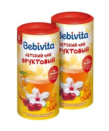 Bebivita Children's fruit tea with 6 m 200 g 2 pcs