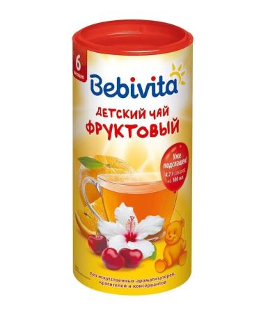Bebivita Children's fruit tea with 6 m 200 g 2 pcs - Buy Online on GoSupps.com
