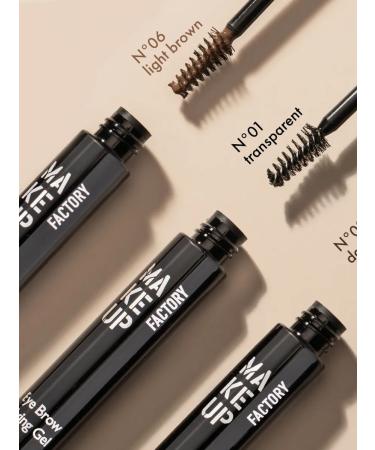 Make-up factory Eyebrow gel fixing light brown - Buy Online on GoSupps.com