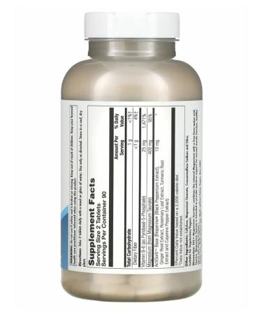 KAL Taurat magnesium plus vitamin B6 200 mg 180 tablets - Buy Online on GoSupps.com