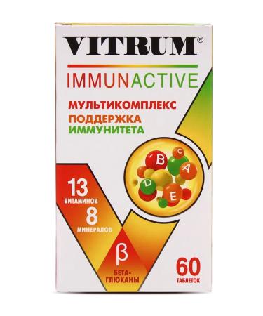 Vitrum Vitamin complex for immunity to adults # 60 - Buy Online on GoSupps.com