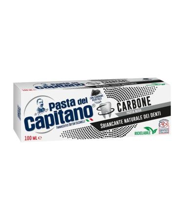 Pasta Del Capitano Toothpaste whitening with wood coal 100 ml - Buy Online on GoSupps.com