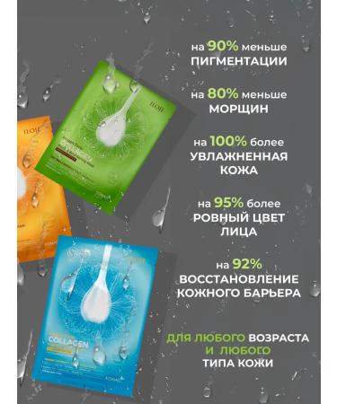 Konad Facial mask fabric moisturizing set 5 pcs - Buy Online on GoSupps.com