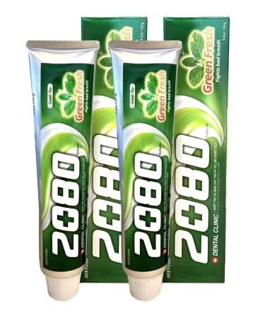 Dental Clinic 2080 Set 2pcs toothpaste Korean green mint - Buy Online on GoSupps.com