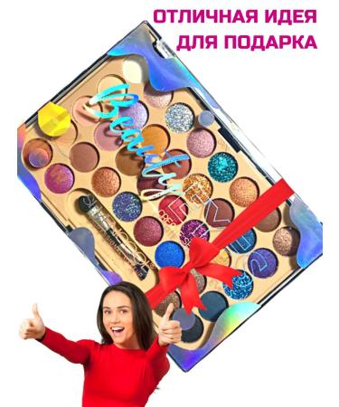 Yellow Eye shadows bright color with glitter - Buy Online on GoSupps.com