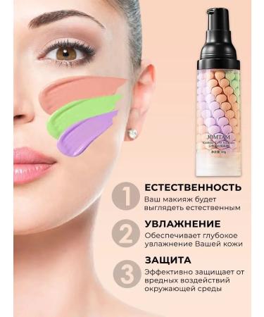 CosmiStuchki Makeup base. Makeup base. 3-in-1 face primer. - Buy Online on GoSupps.com