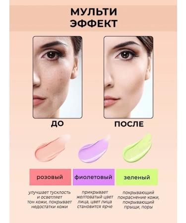 CosmiStuchki Makeup base. Makeup base. 3-in-1 face primer. - Buy Online on GoSupps.com
