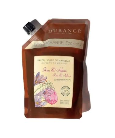 Durance Marseille soap replaced block rose and saffron 500ml