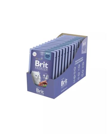 Brit Premium spiders for kittens with veal and carrots 85g x 14 pcs - Buy Online on GoSupps.com