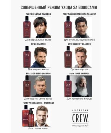 American Crew Shampoo for daily care 250ml - Buy Online on GoSupps.com