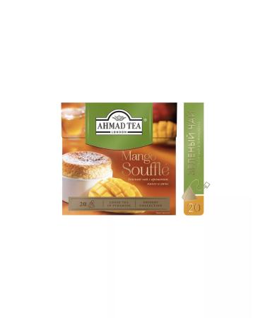 Ahmad Tea Mango Souffle green tea in pyramids 20 pcs 1.8 g