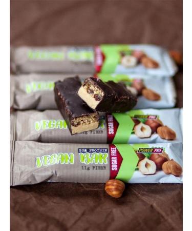 POWER PRO Protein bar with Vegan nuts - Buy Online on GoSupps.com