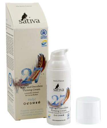 SATIVA Body cream and neckline Restoring # 27