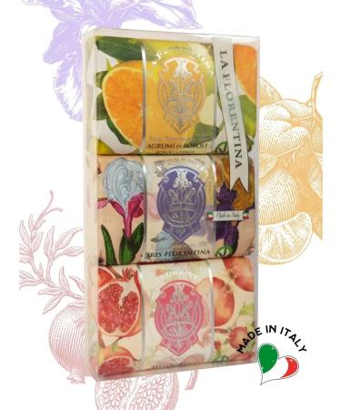 LA FLORENTINA Soap toilet hard perfumed set 3x200 grams - Buy Online on GoSupps.com