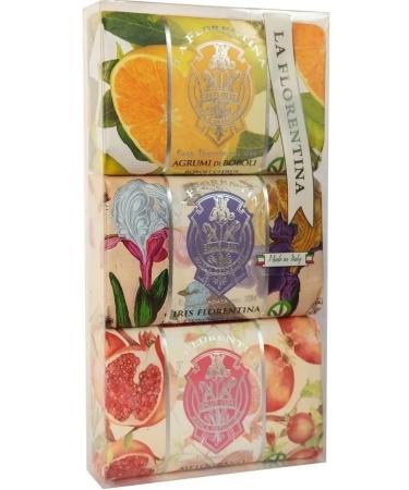 LA FLORENTINA Soap toilet hard perfumed set 3x200 grams - Buy Online on GoSupps.com