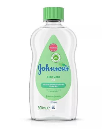 Johnson's Baby Body oil for Aloe 300ml 2pcs - Buy Online on GoSupps.com