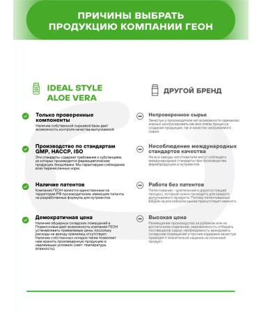 Geon Aloe Vera 60 capsules - Buy Online on GoSupps.com