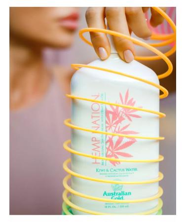 Australian Gold Hemp National Kiwi & Cactus Water moisturizing - Buy Online on GoSupps.com