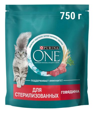 PURINA ONE Dry food for sterilized cats 0.75 kg - Buy Online on GoSupps.com