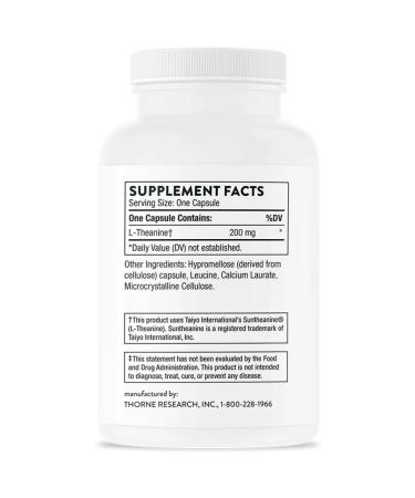 Thorne Research Theanine Theinine - Buy Online on GoSupps.com
