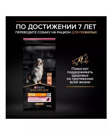 PRO PLAN Dog food dry Medium for medium breeds chicken 14 kg - Buy Online on GoSupps.com