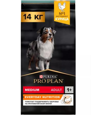 PRO PLAN Dog food dry Medium for medium breeds chicken 14 kg - Buy Online on GoSupps.com