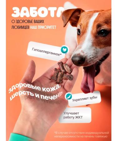 Natural treats for dogs Cookies of treats for dogs and beef cats - Buy Online on GoSupps.com