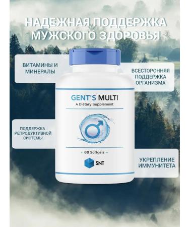 SNT Multivitamins for men Gent's Multi 60 capsules - Buy Online on GoSupps.com