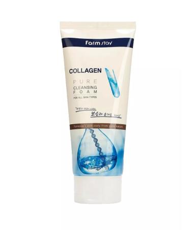 farmstay Korean foam for washing with collagen 180 ml - Buy Online on GoSupps.com