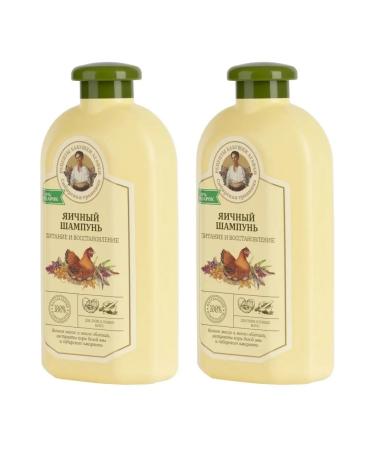 Grandma Agafia's Recipes Shampoo power and hair restoration of 500ml 2pcs - Buy Online on GoSupps.com