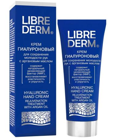 LIBREDERM Hyaluronic cream for hand with argan oil 75ml - Buy Online on GoSupps.com