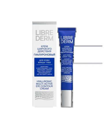 LIBREDERM hyaluronic skin cream around the eyes 20 ml - Buy Online on GoSupps.com