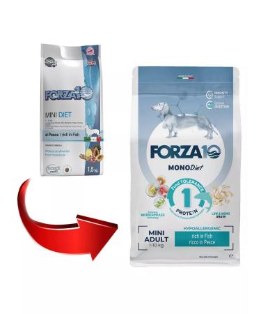 Forza10 Feed for small dogs dry diet fish for an allergy of 1.5 kg - Buy Online on GoSupps.com