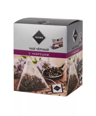 RIOBA Black tea with thyme (2g x 20pcs) 40g 2 packages - Buy Online on GoSupps.com