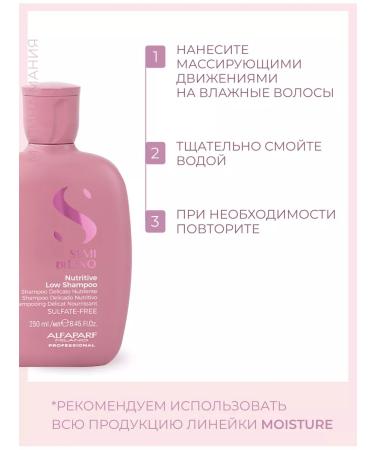 Alfaparf Milano Moisturizing shampoo for dry hair SDL Moisture 250 ml - Buy Online on GoSupps.com