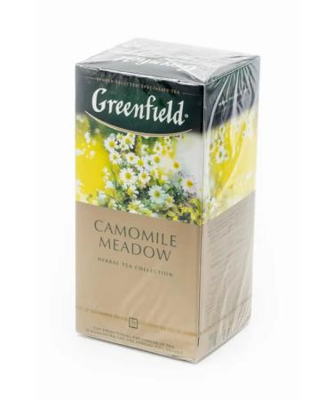 Greenfield Tea in Camomile Meadow bags of herbal (set of 4 pcs) - Buy Online on GoSupps.com