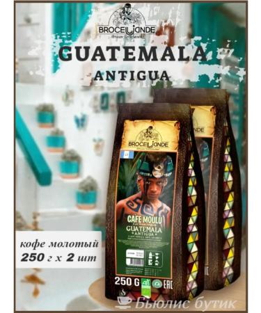 Brocelliande Coffee ground Guatemalla Antigua 250 g x 2 pcs