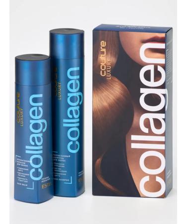 ESTEL Set of shampoo and hair balm Couture collagen - Buy Online on GoSupps.com